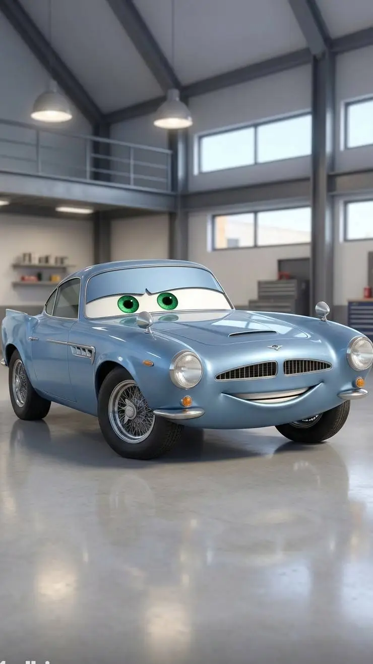 ai character: Finn McMissile  background