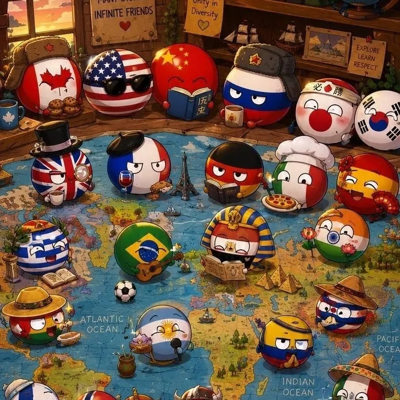 chat with ai character: Country Balls