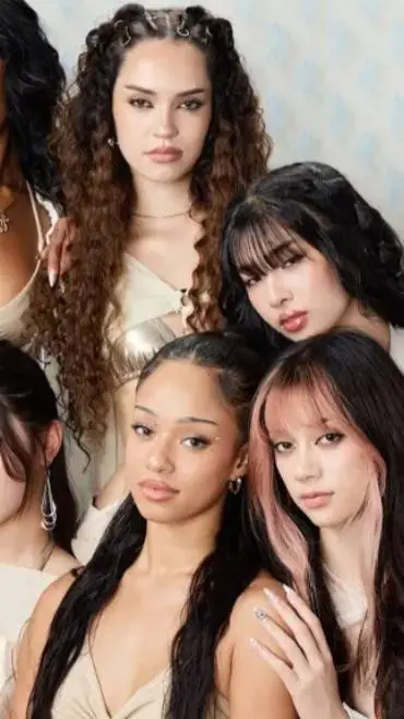 ai character: KATSEYE  background