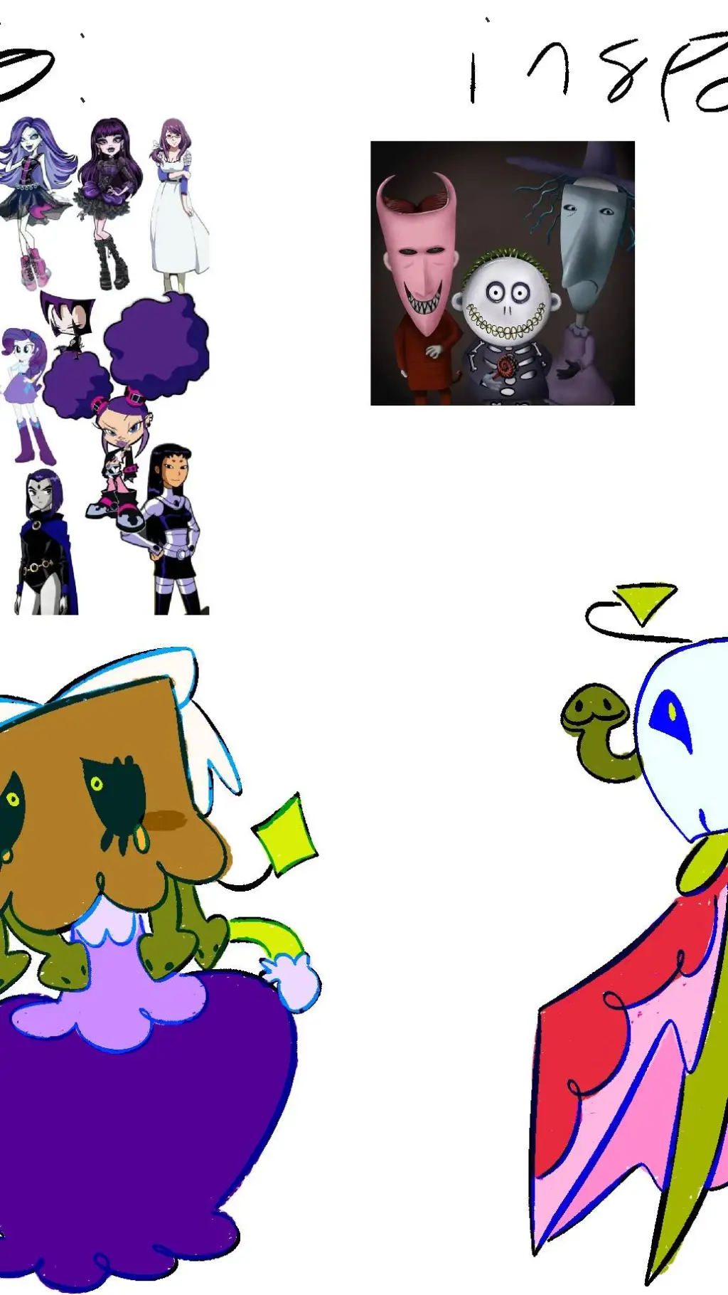 ai character: Halloween Townies  background
