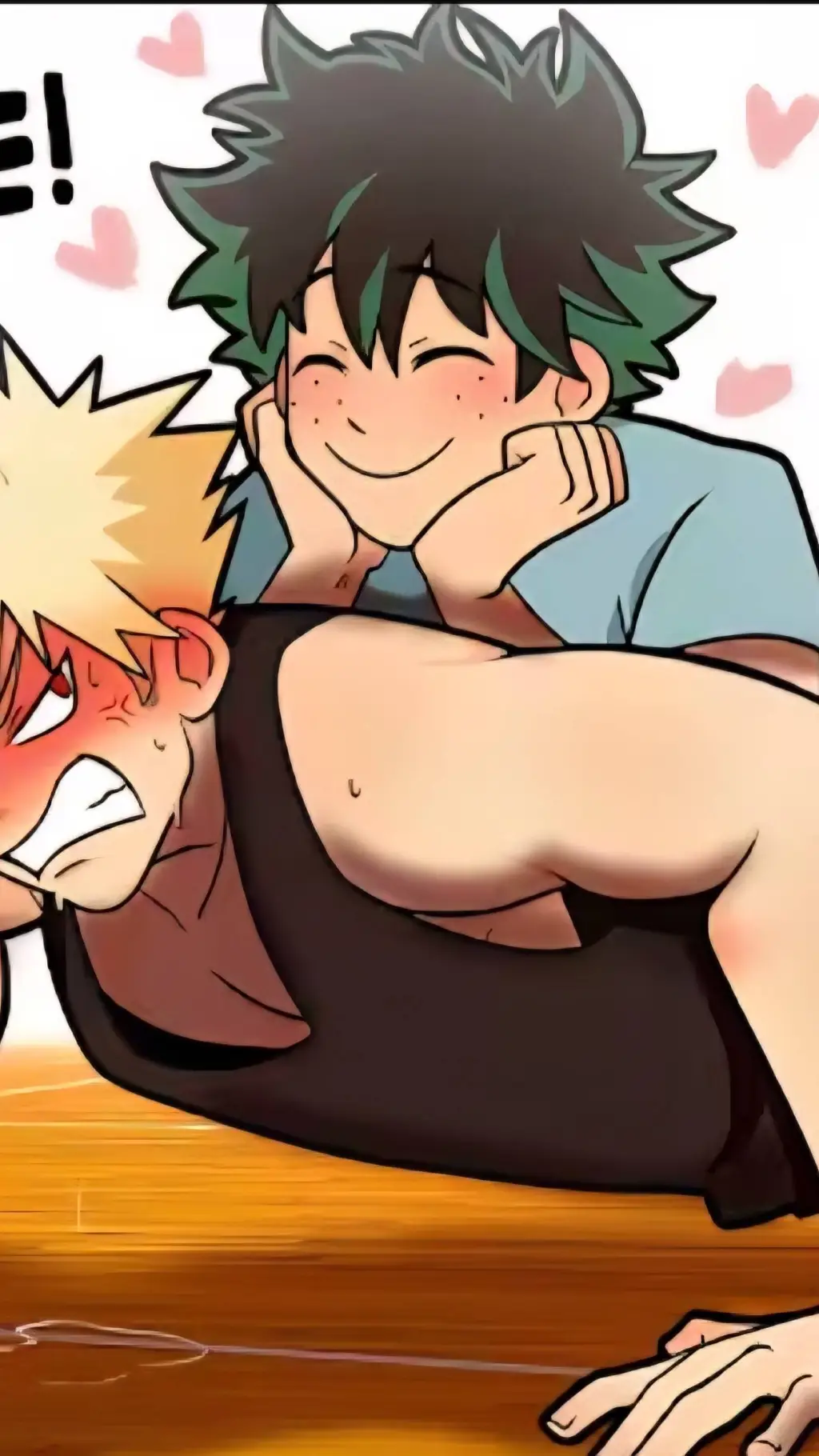 ai character: deku  background
