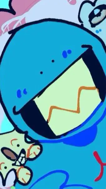 ai character: ✨💙𝓑𝓵𝓾𝓾𝓭𝓾𝓭💠✨ background
