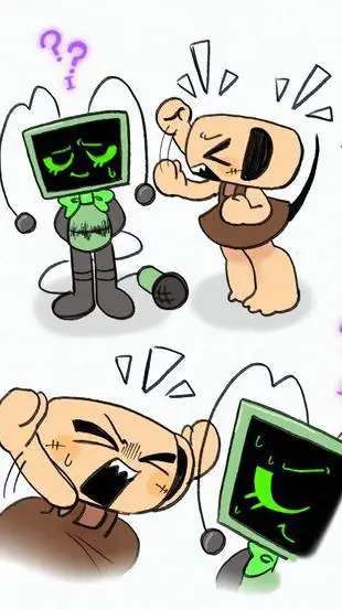 ai character: ✨💚𝓥𝓮𝓮📺✨ background