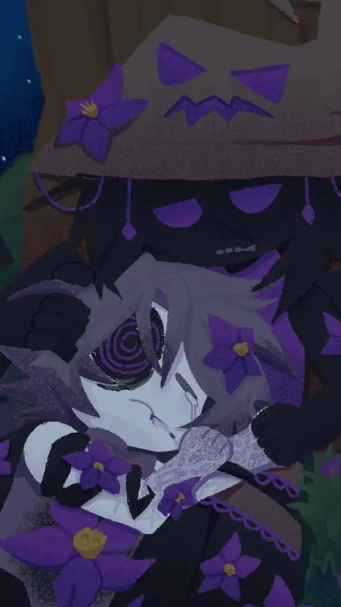 ai character: ✨💜𝓐𝔃𝓾𝓻𝓮🪻✨ background