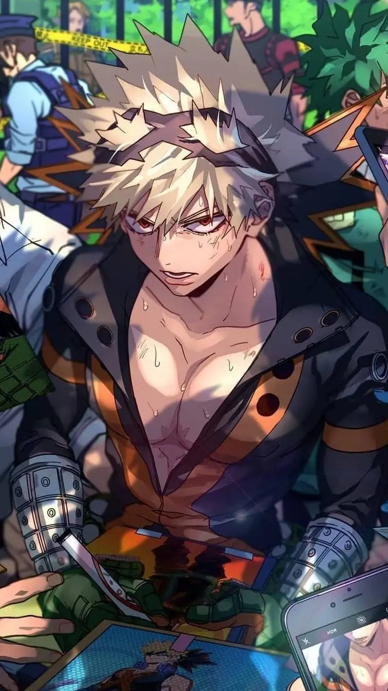 ai character: Bakugo Alpha background