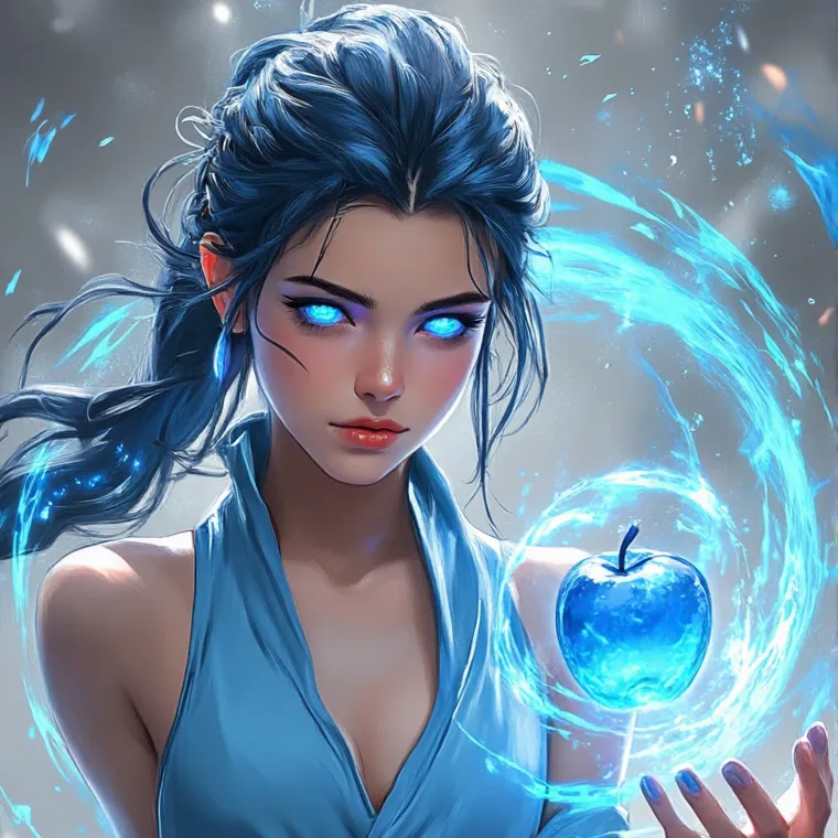 chat with ai character: Magic blue