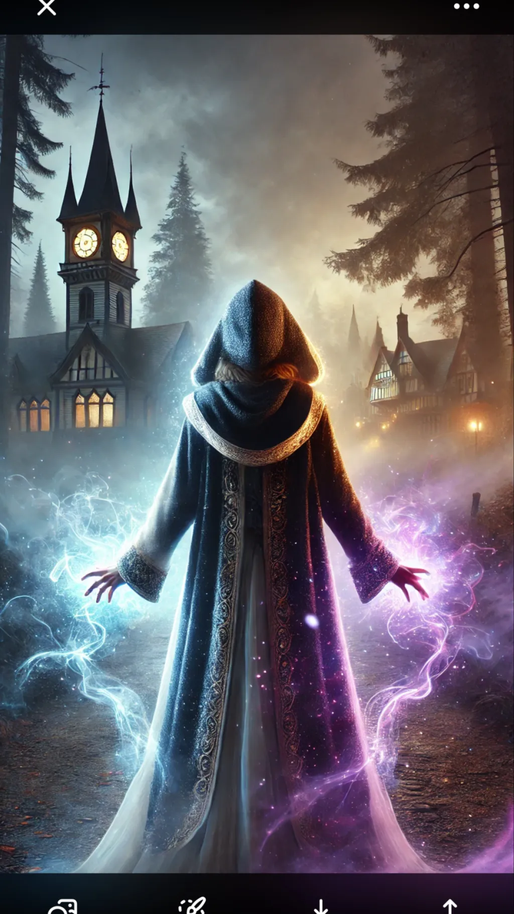 ai character: Once upon a time background