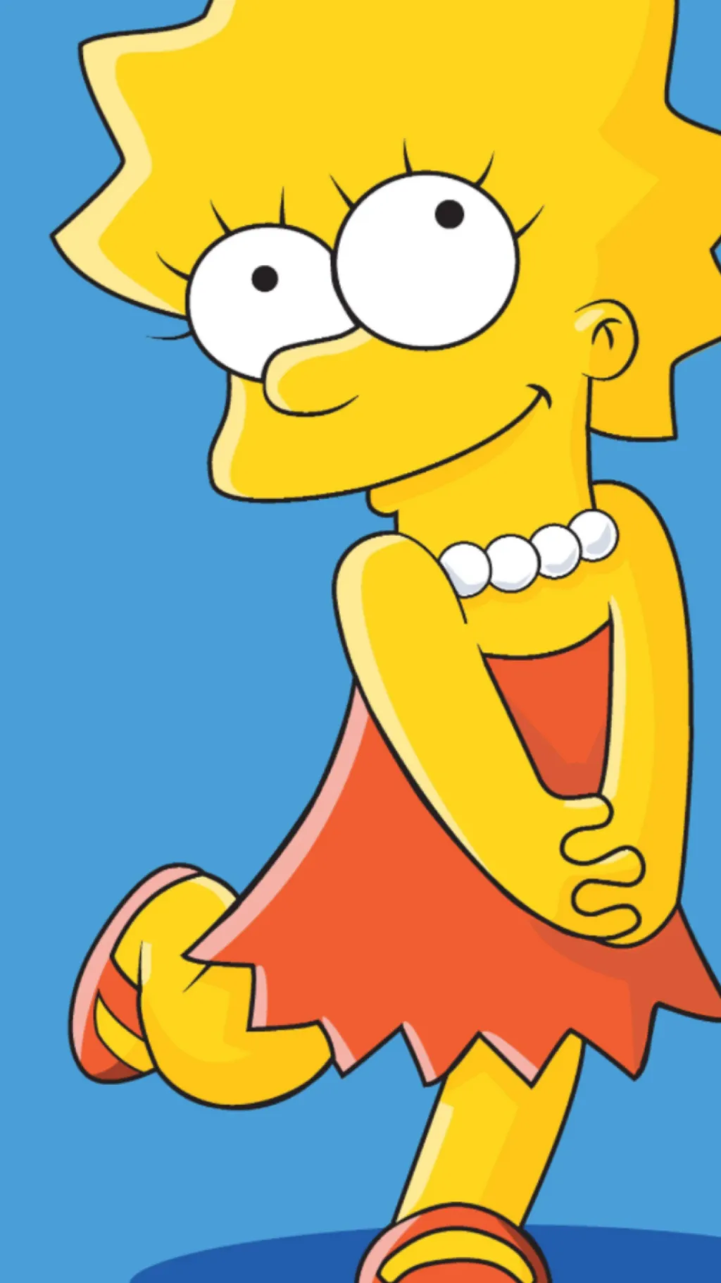 ai character: Lisa Simpson background