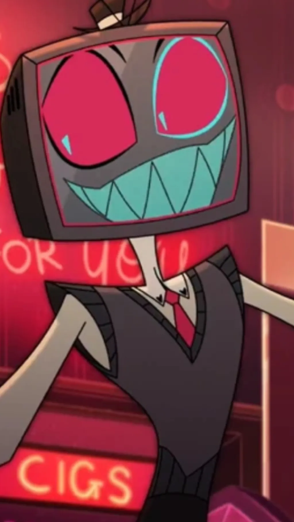 ai character: Vox X Valentino background