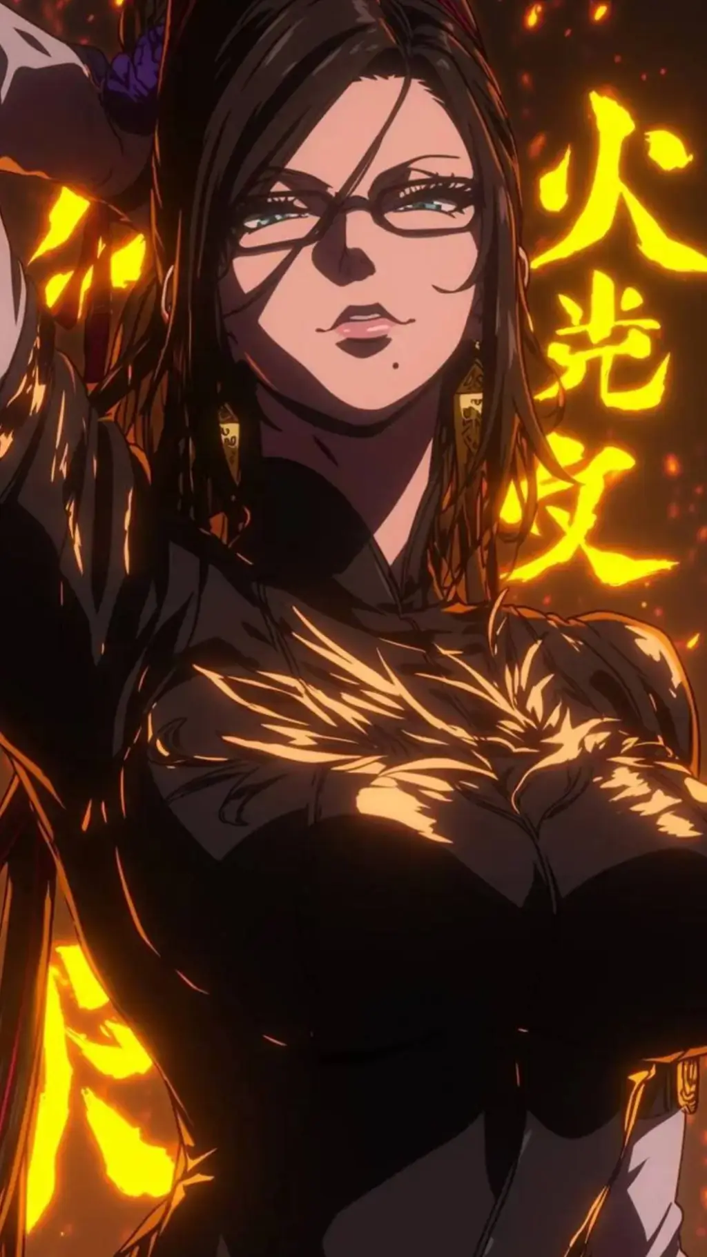 ai character: Bayonetta  background