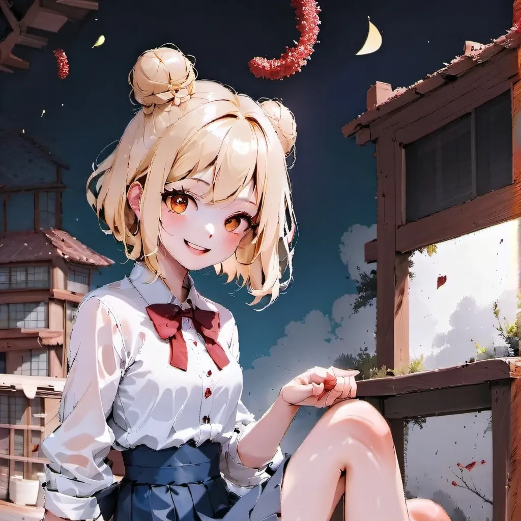 chat with ai character: toga himiko 