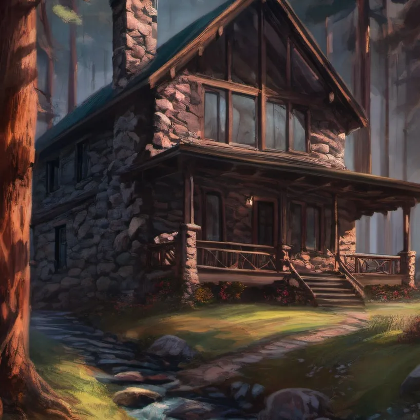 chat with ai character: River side camp