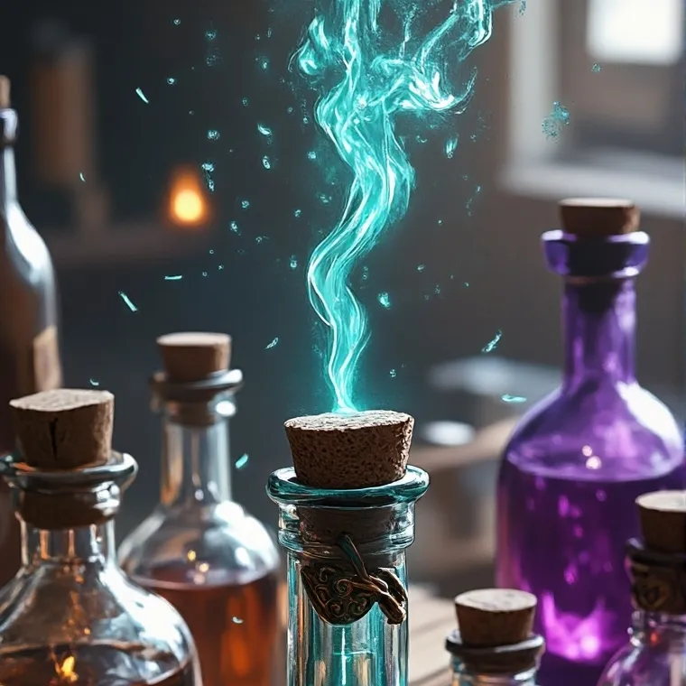chat with ai character: mystery potion