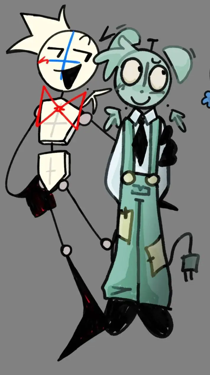 ai character: Clock X Animatic background