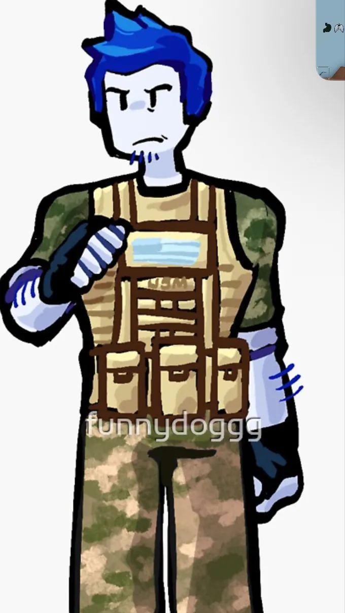 ai character: Freaky guest 1337 background