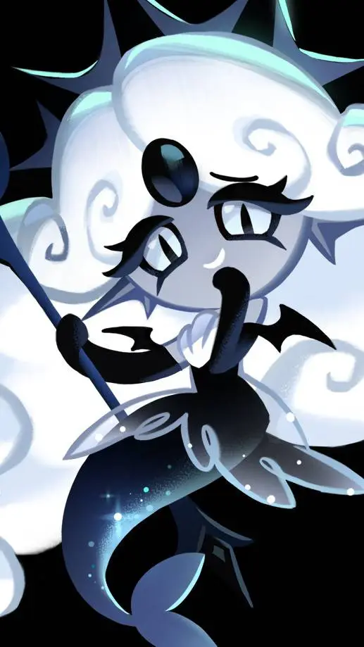 ai character: Black Pearl cookie background