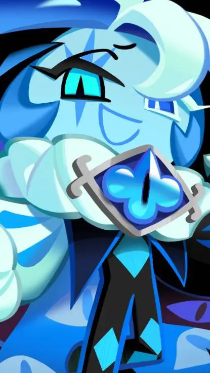 ai character: Shadow milk cookie background