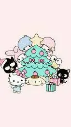 ai character: KNY(CHRISTMAS) background