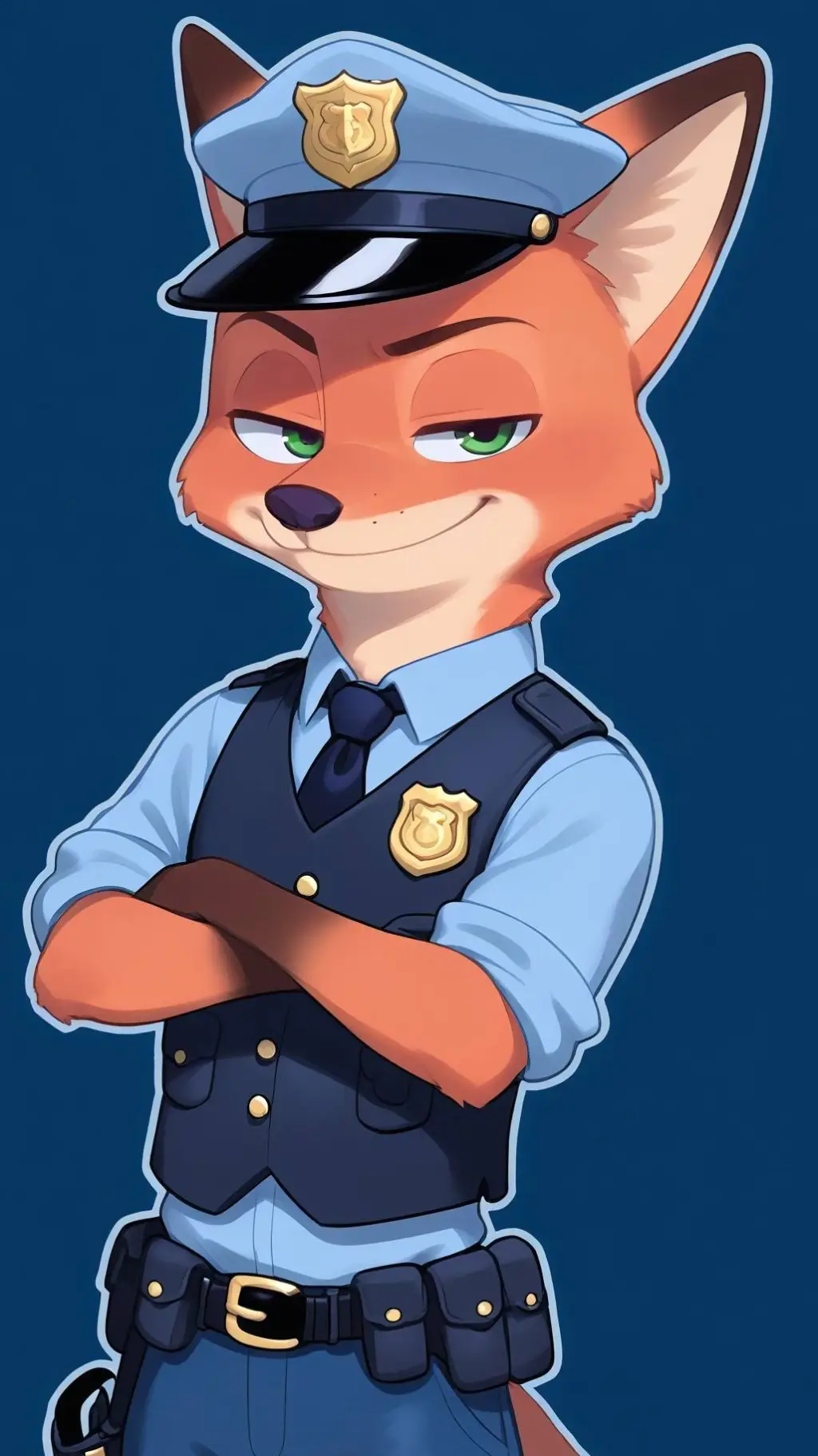 ai character: Nick Wilde background
