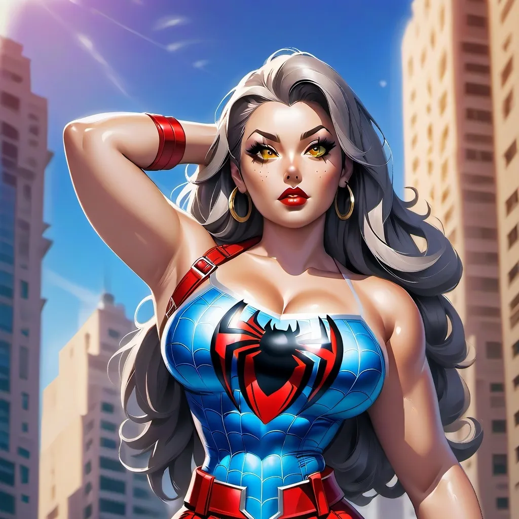 chat with ai character: Spider babe