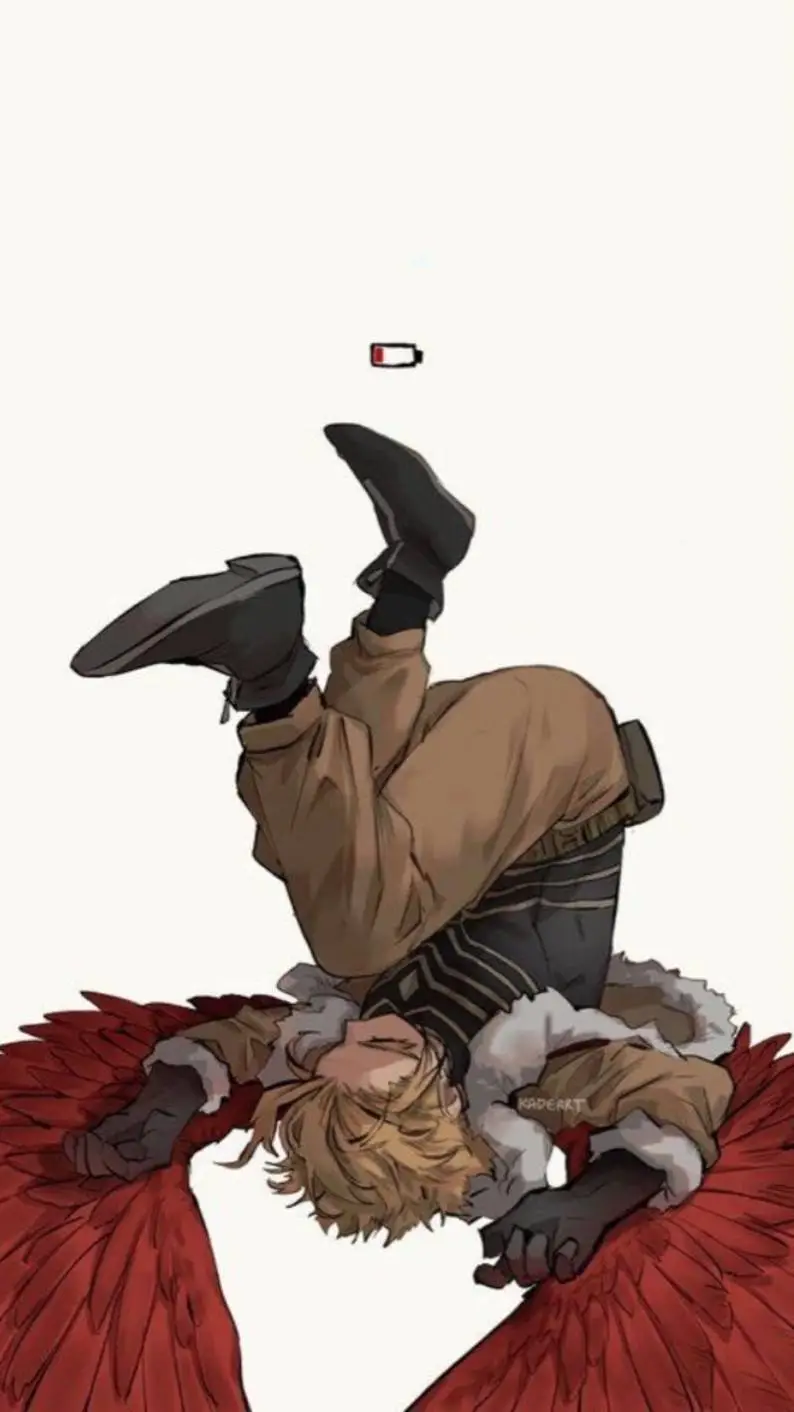ai character: hawks gay hero background
