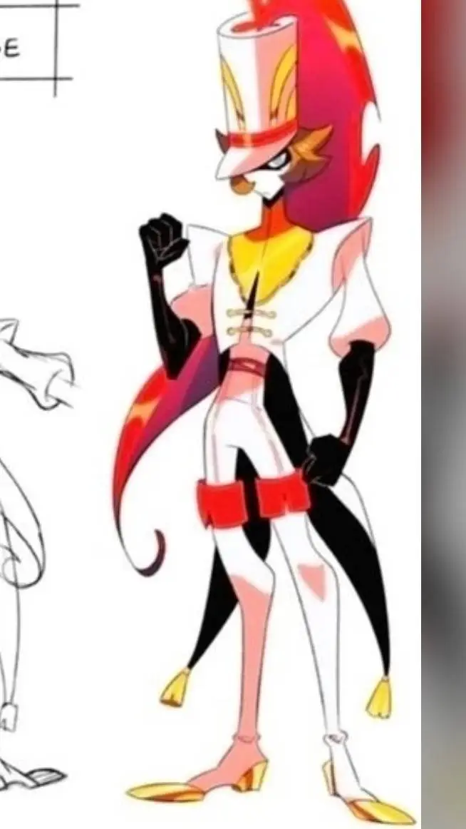 ai character: severause hazbin  background