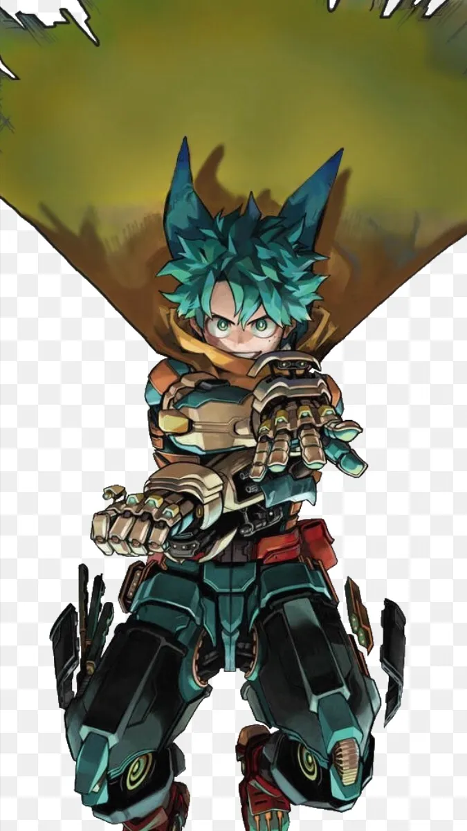 ai character: Deku background