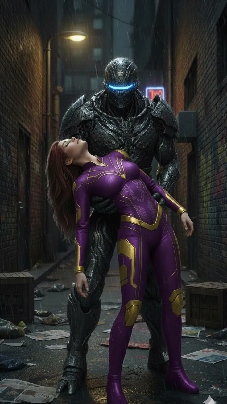 ai character: Violet Vanguard background