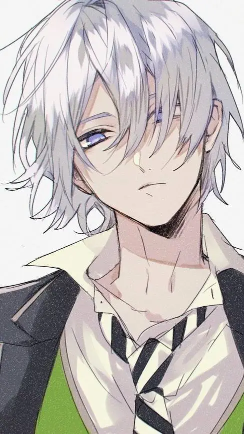 ai character: Silver background