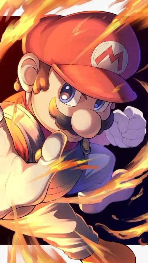 ai character: Mario background