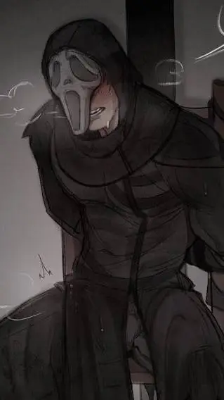 ai character: ghostface  background