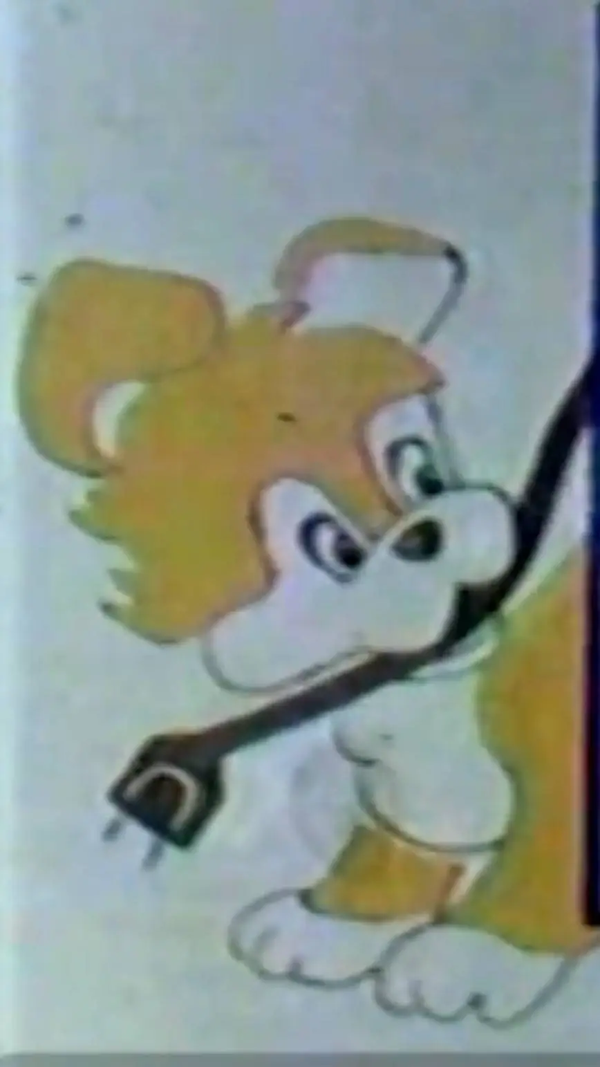 ai character: please stand by background