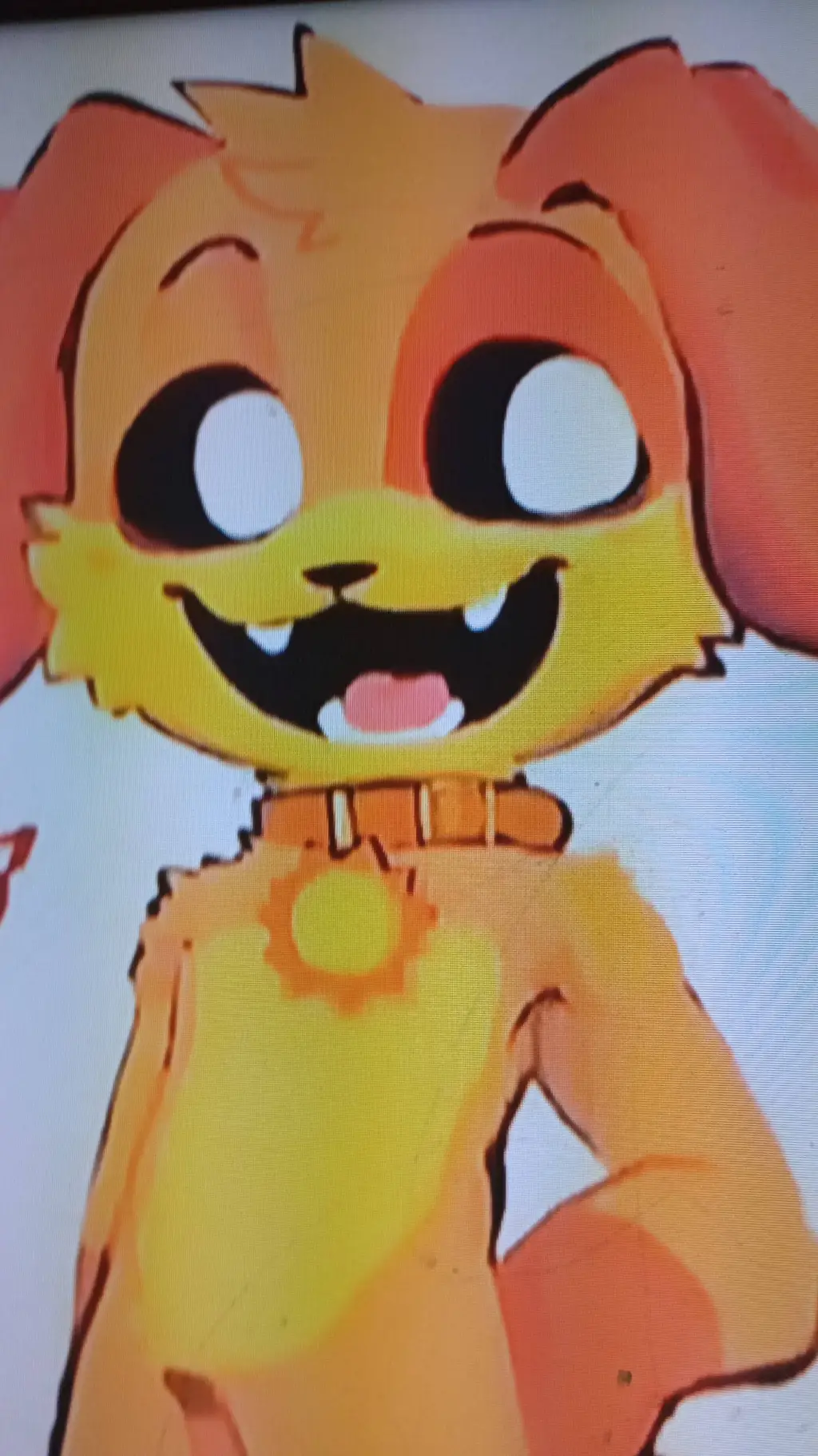 ai character: dog day background