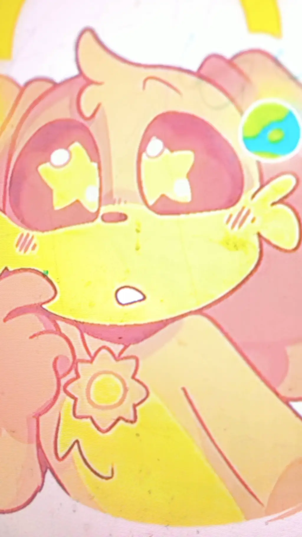 ai character: dog day background