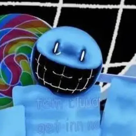 chat with ai character: Blue dude