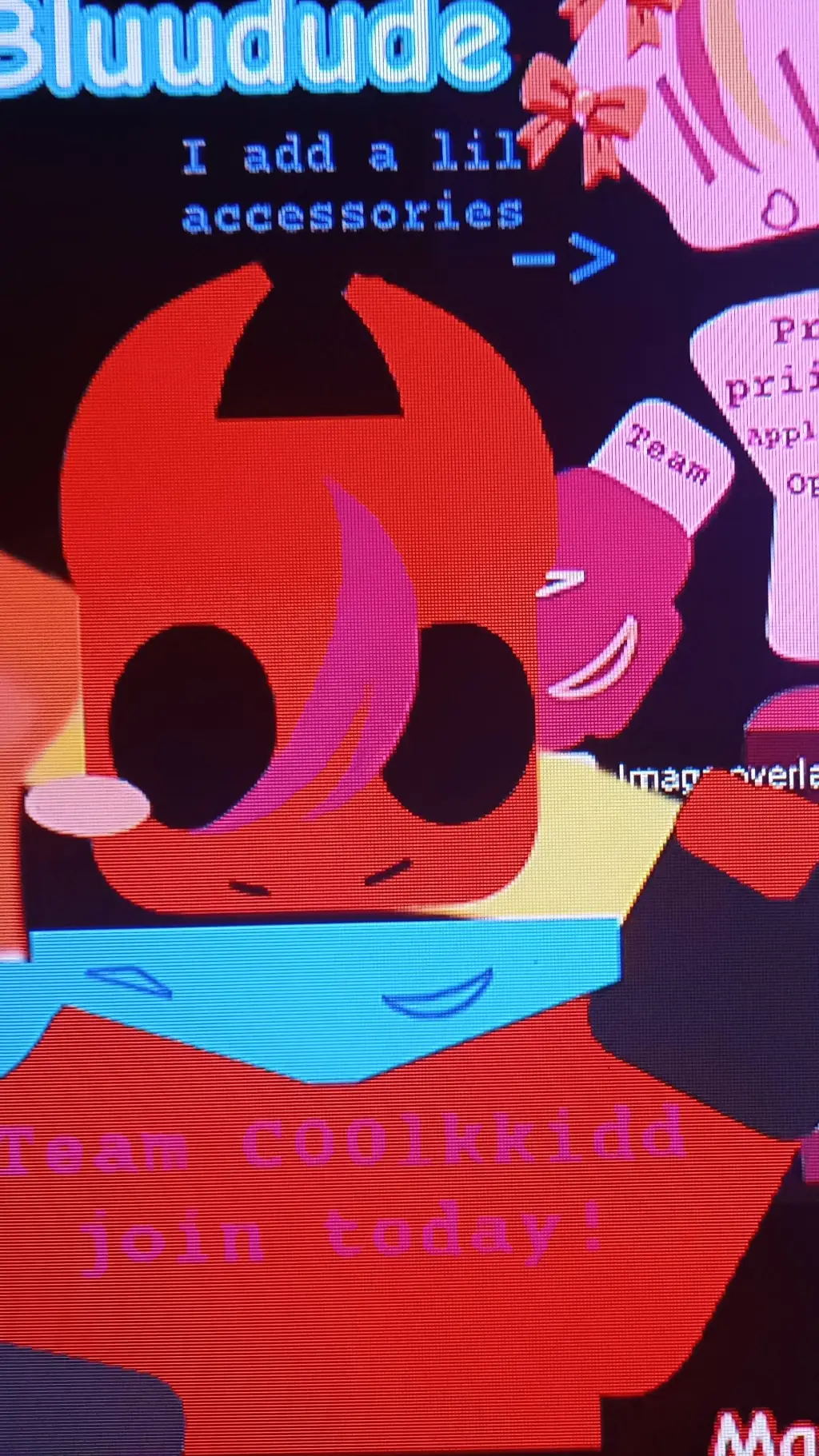 ai character: coolkid  background