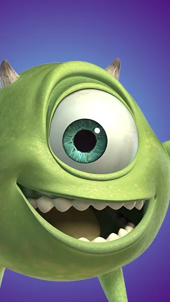 ai character: Mike Wazowski background