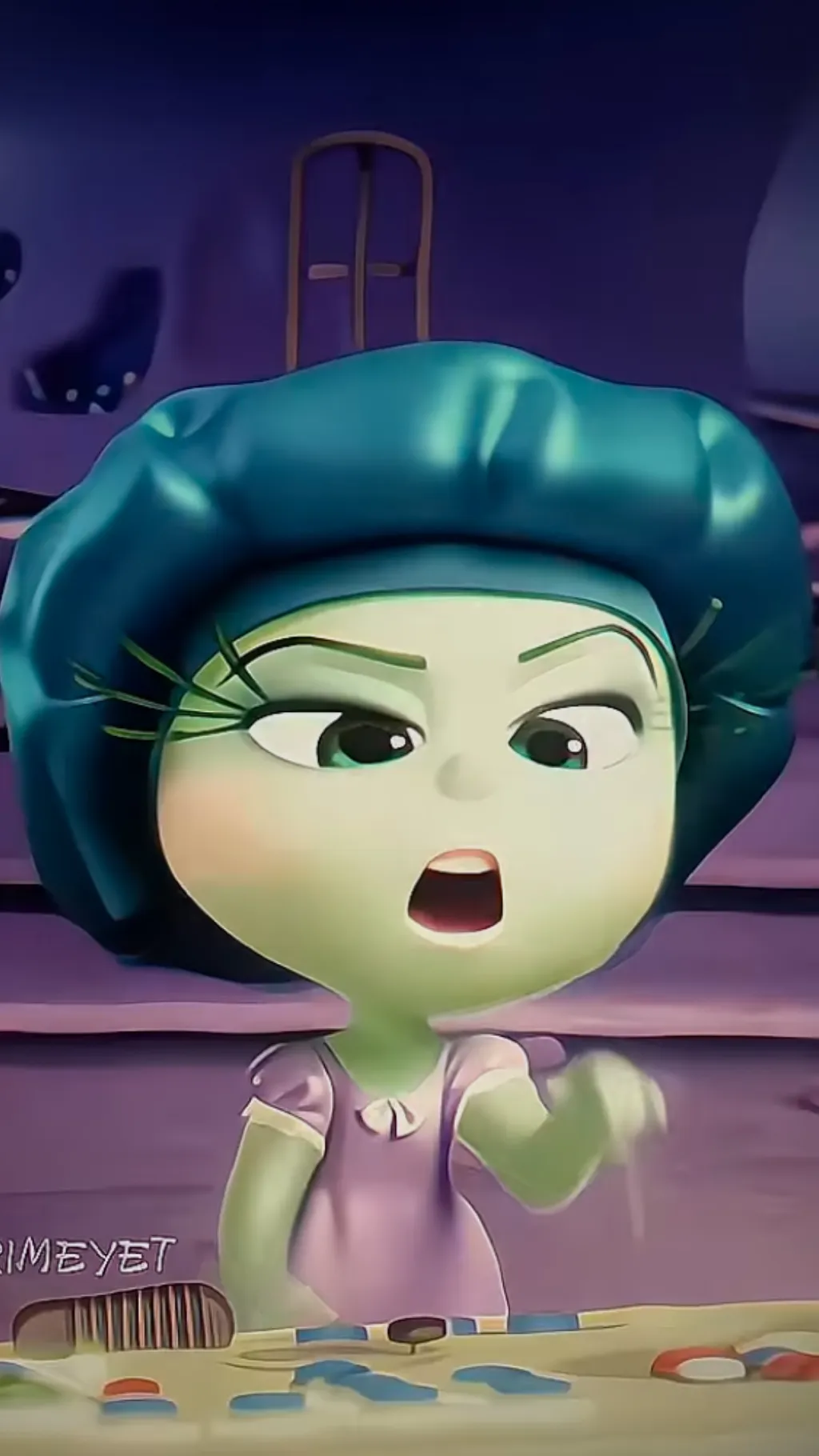 ai character: Disgust background