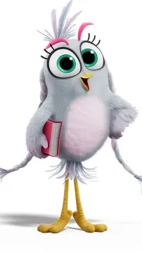 ai character: Silver background