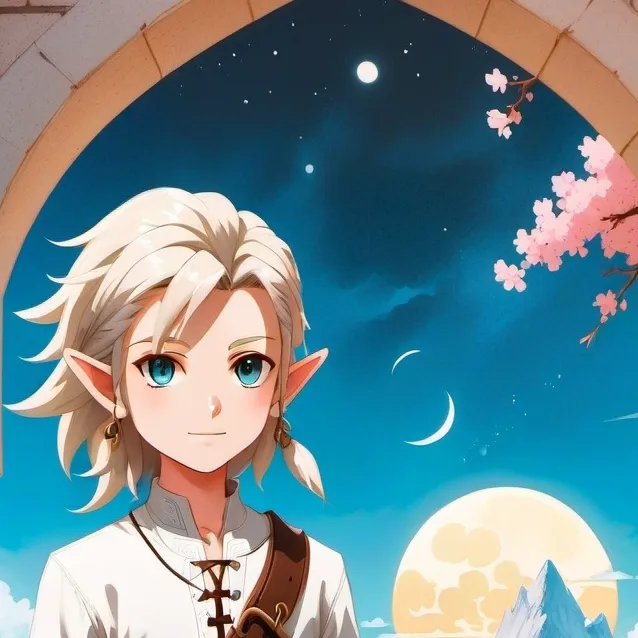 chat with ai character: Dark link vs link