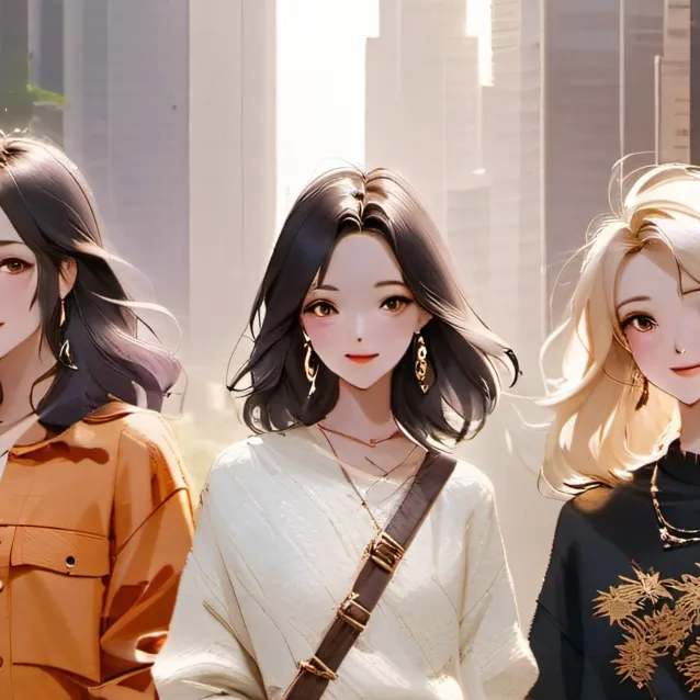 chat with ai character: Sisters friends