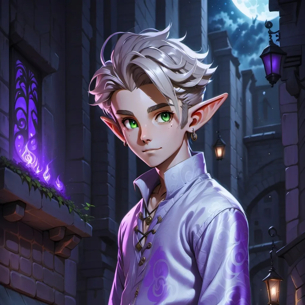 chat with ai character: Goth Elf