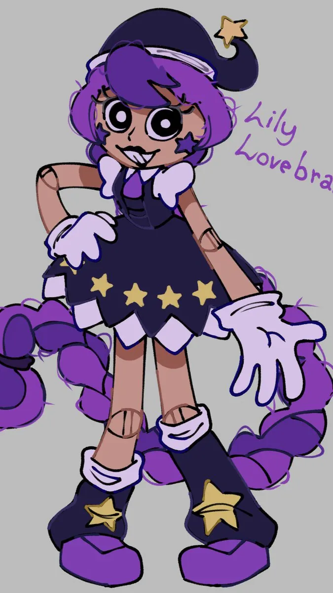 ai character: Lily Lovebraid background