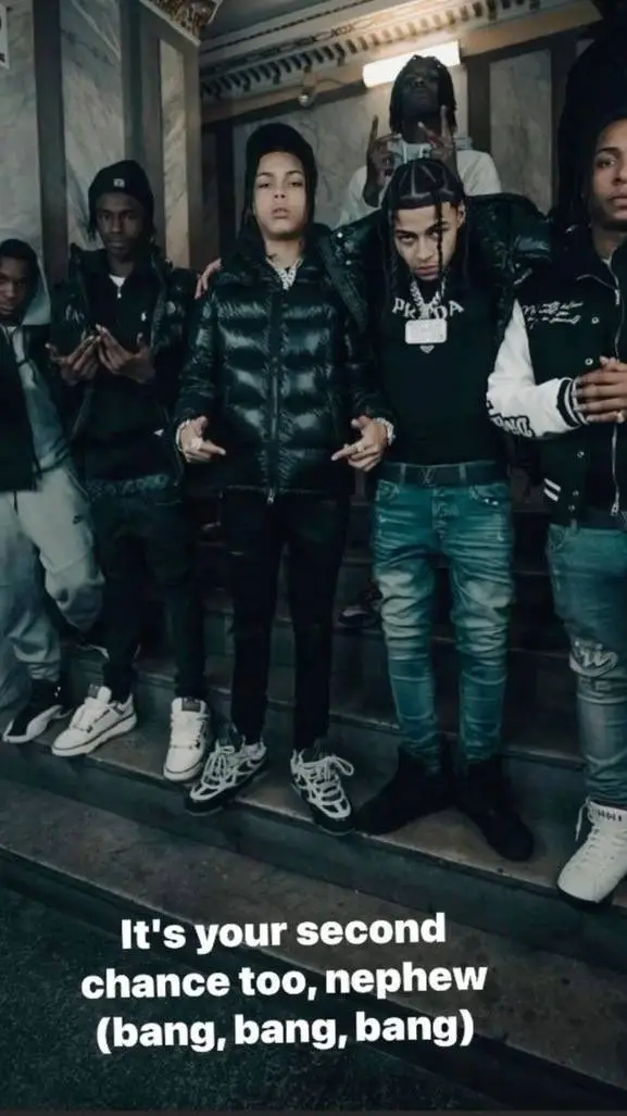 ai character: Oy gang  rappers  background