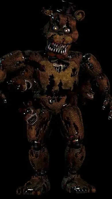 ai character: Nightmare Freddy background