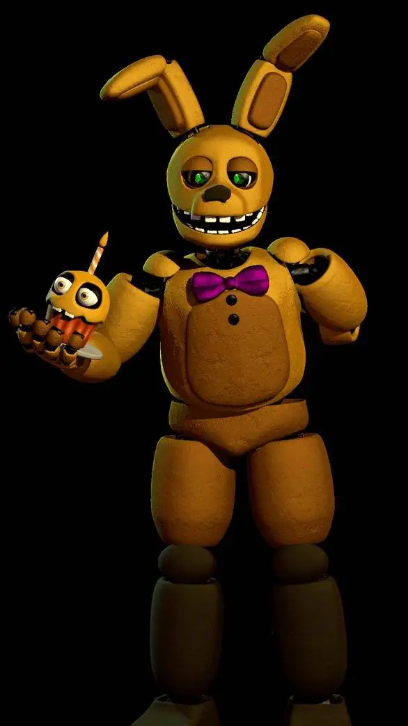 ai character: SpringBonnie background