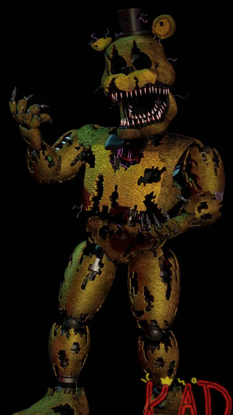 ai character: N. Golden Freddy background
