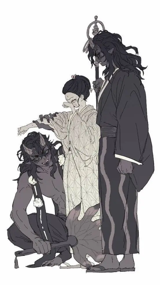 ai character: clones/Nezuko background