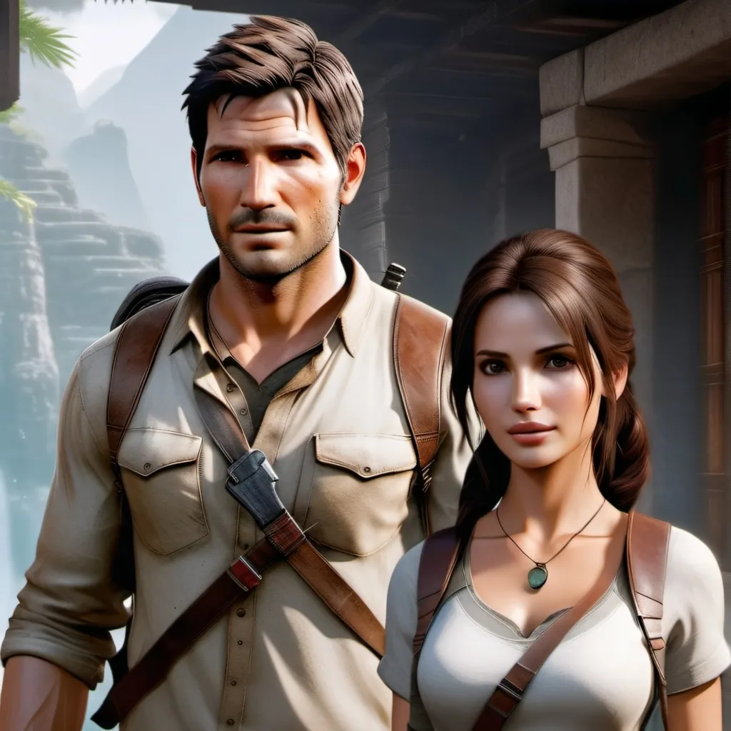 chat with ai character: Nate & Kira Drake