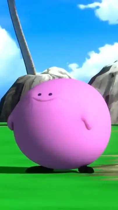 ai character: Cursed Kirby background